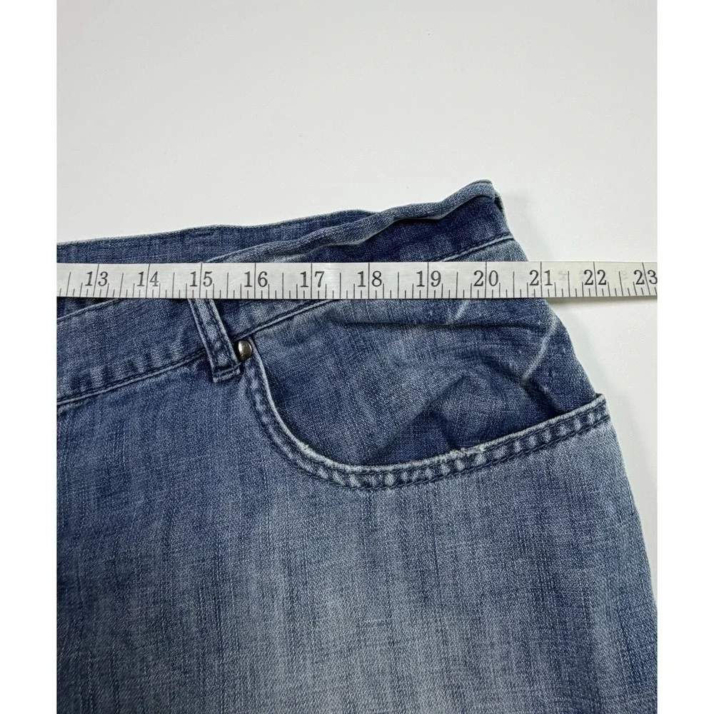 Zegna Sport Jeans Mens  Blue Straight 5 Pocket Denim Project 307 Size 42in
